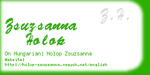 zsuzsanna holop business card